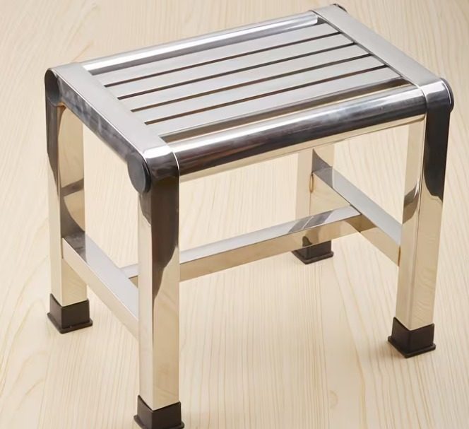 Miscellaneous Metal Work: mmw stainless step stool