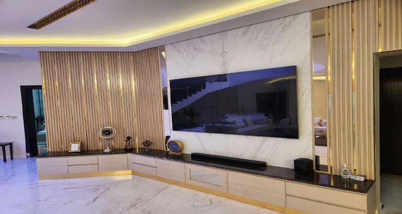Miscellaneous Metal Work: mmw tv feature wall