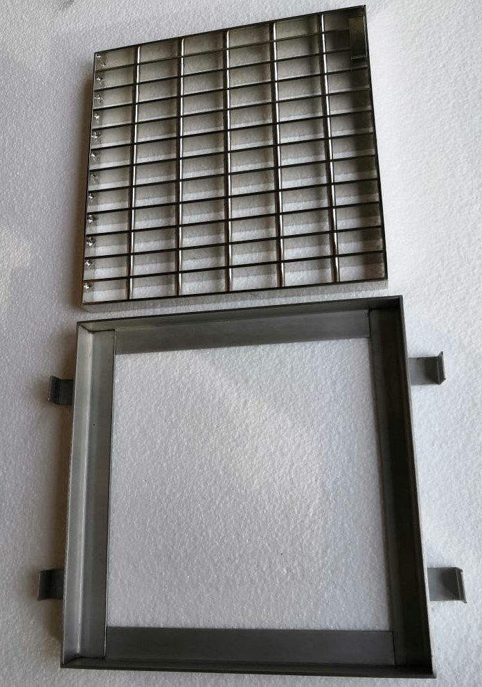 SS Ladder Type Grating With Frame