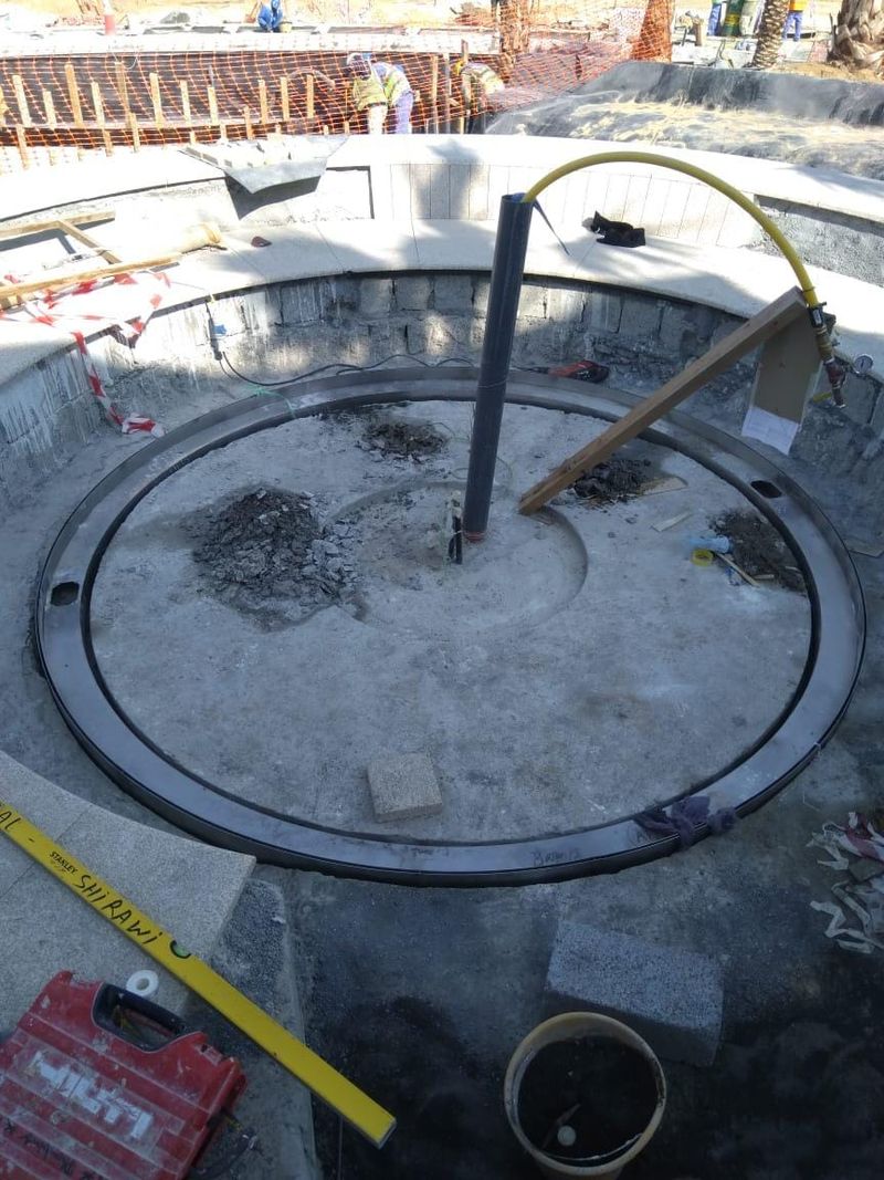 Radius Water Feature Linear Drain