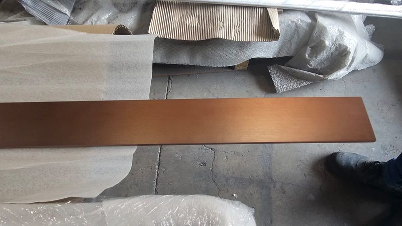 Customized fabricated metal skirting profile