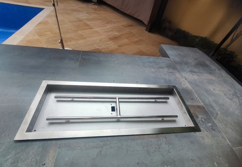 Customized fabricated BBQ tray unit