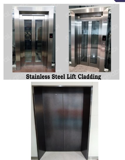 Customized stainless steel lift cladding