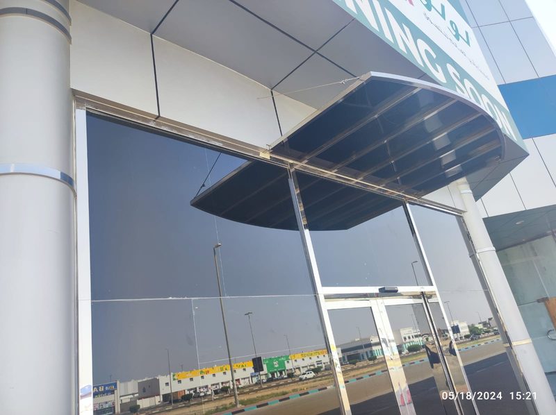 Structural Steel Fabrication and Installation: ssf canopy entrance