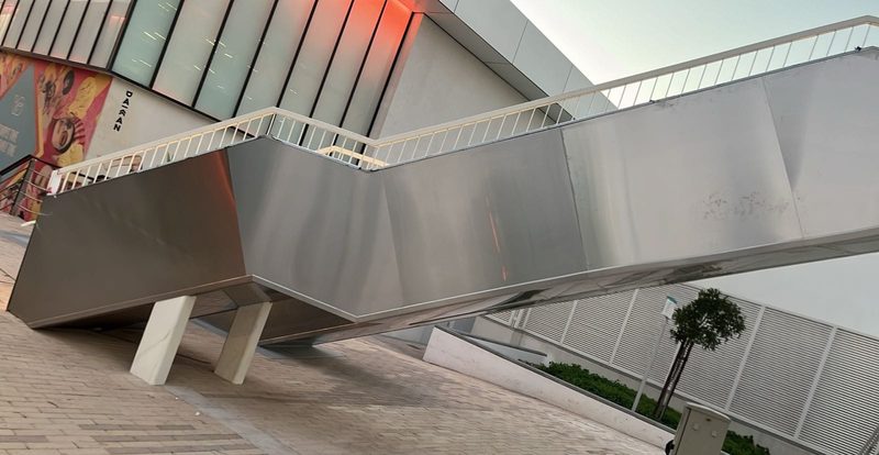 Structural Steel Fabrication and Installation: ssf cantilever walkway